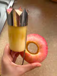 Stainless Steel Fruit Corer 🍏 Easy Apple & Pear Seed Remover Tool