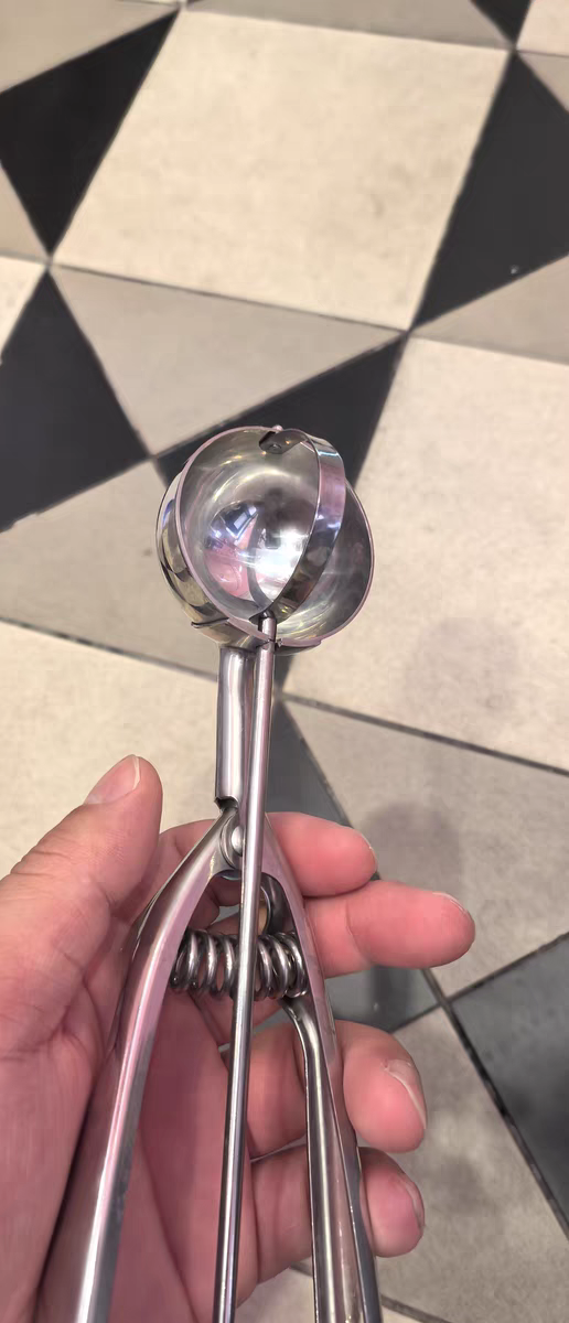 304 Stainless Steel Ice Cream Scoop 🍨 Fruit Melon Baller Kitchen Tool