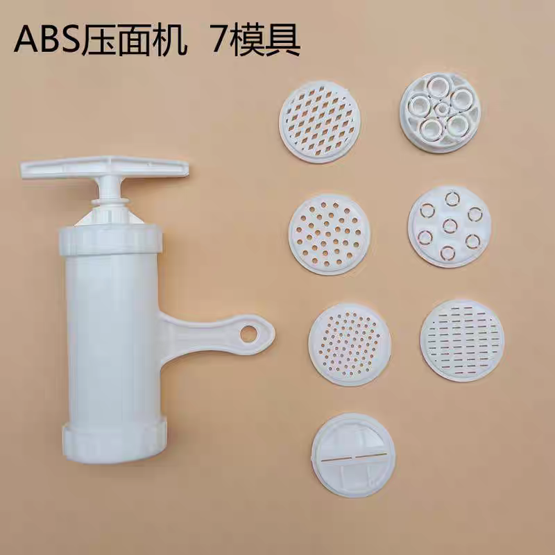 Manual Noodle & Sausage Maker 🍜 Hand-Crank Pasta Press & Filler Tool