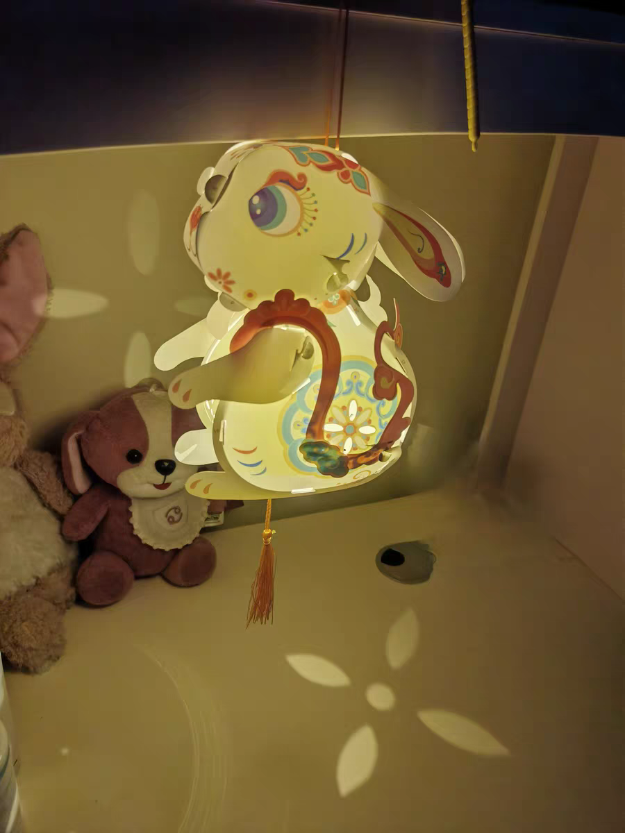 DIY Mid-Autumn Rabbit Lantern 🏮 3D Handmade Festival Craft Kit for Kids 2025