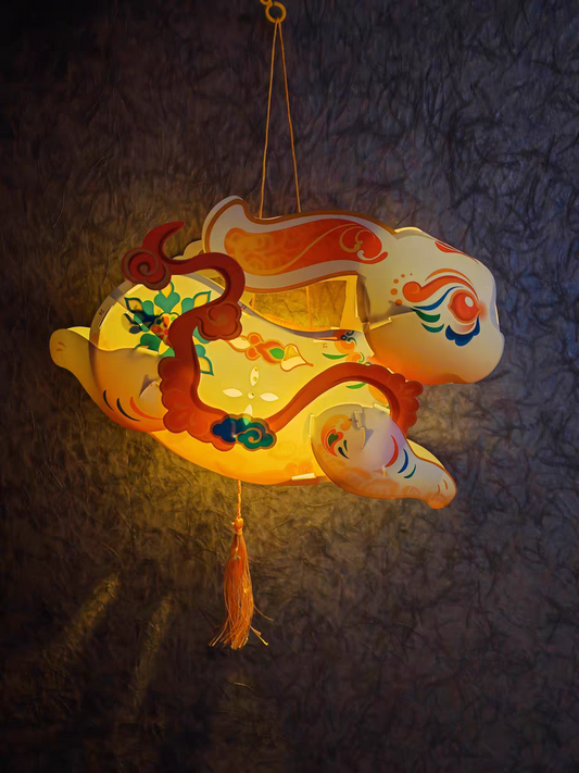 DIY Mid-Autumn Rabbit Lantern 🏮 3D Handmade Festival Craft Kit for Kids 2025