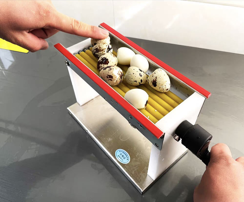Manual Quail Egg Peeler 🥚 Automatic Shell Removing Machine for Home & Kitchen