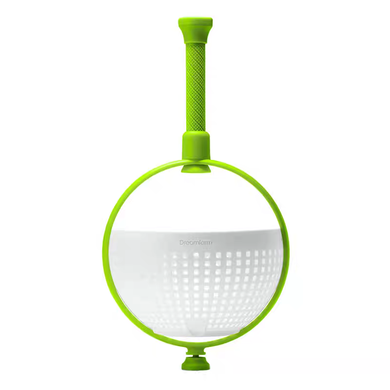 Rotating Salad Spinner Fruit & Vegetable Washer Drain Basket Kitchen Tool