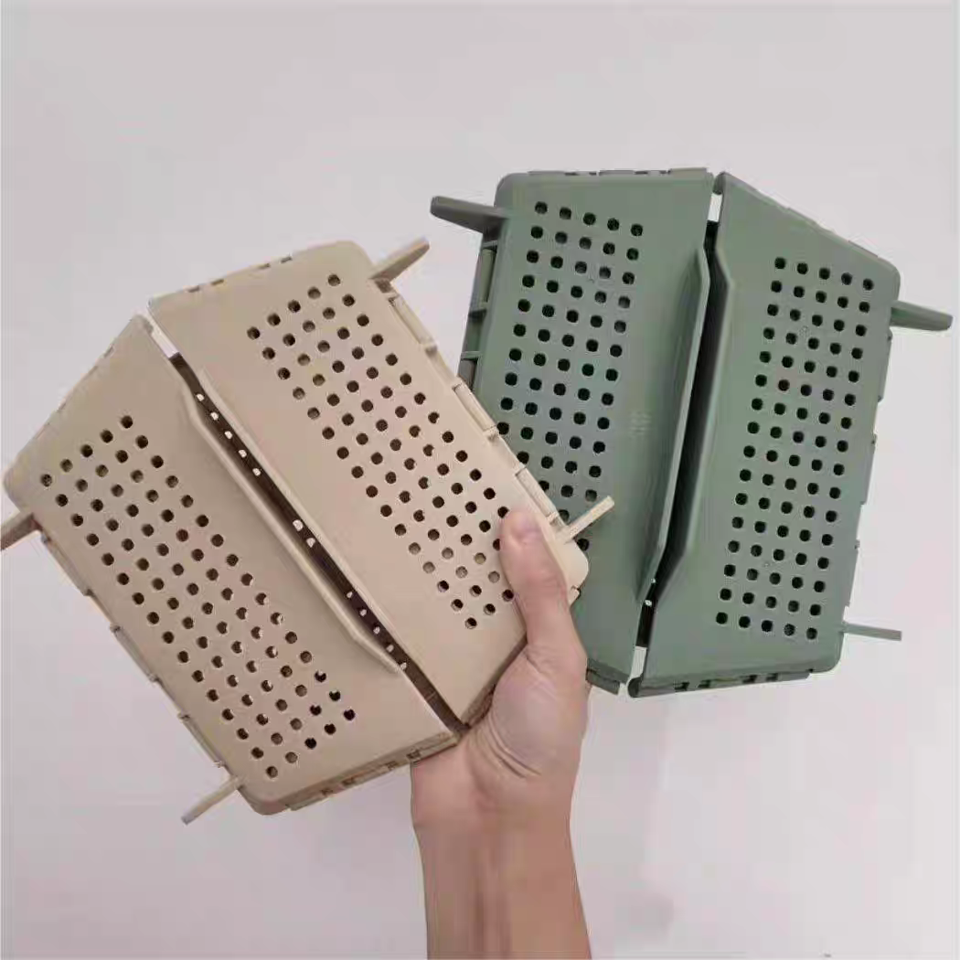 Collapsible Sink Strainer Basket 🥦 Foldable Kitchen Wash Basin & Fruit Drainer
