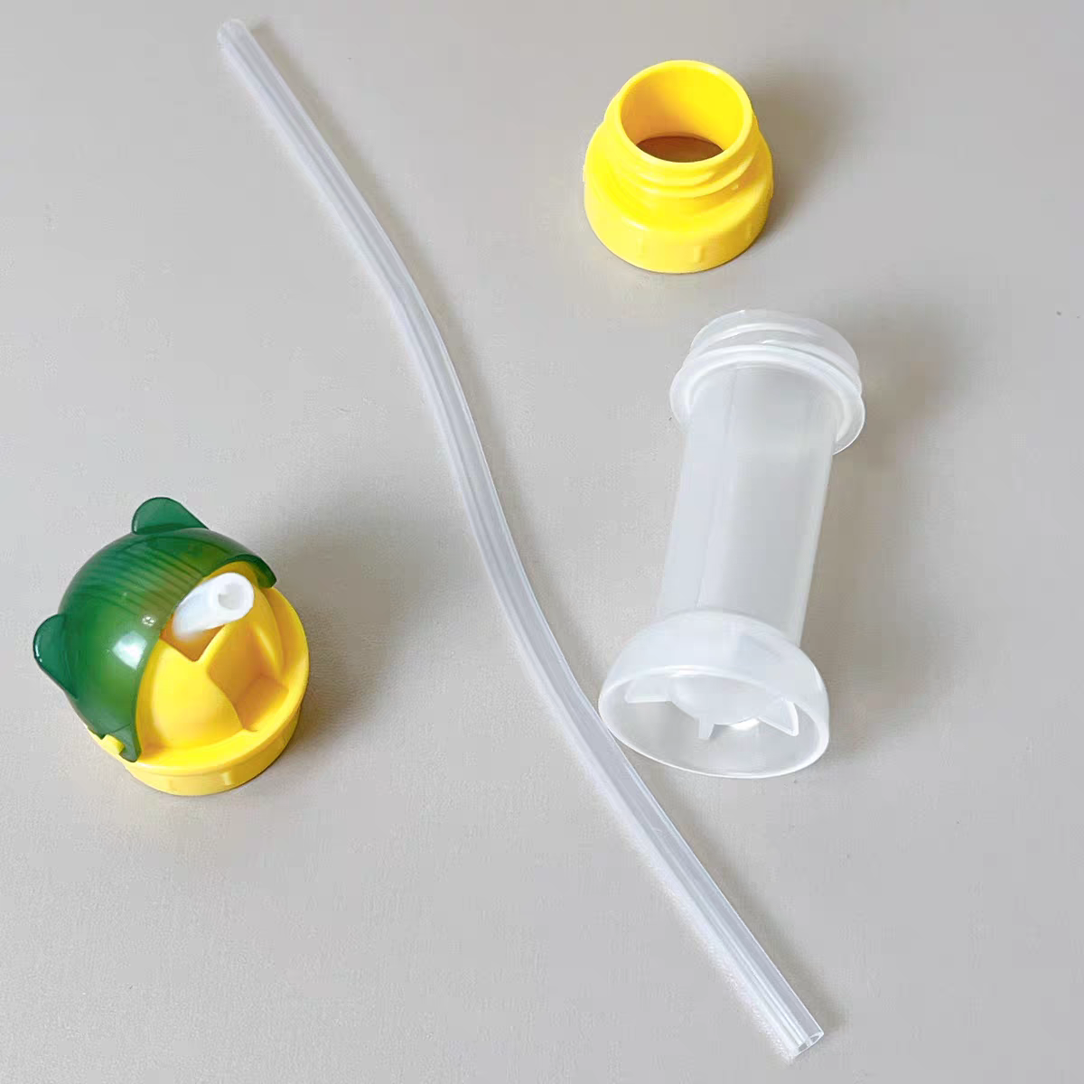 Silicone Bottle Straw Adapter 🍼 Portable Drink Cap for Kids & Baby