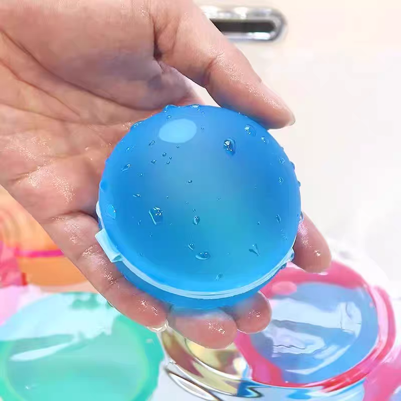 6 Reusable Water Balloons 💦 Self-Sealing Splash Bombs Kids Bath & Pool Toy
