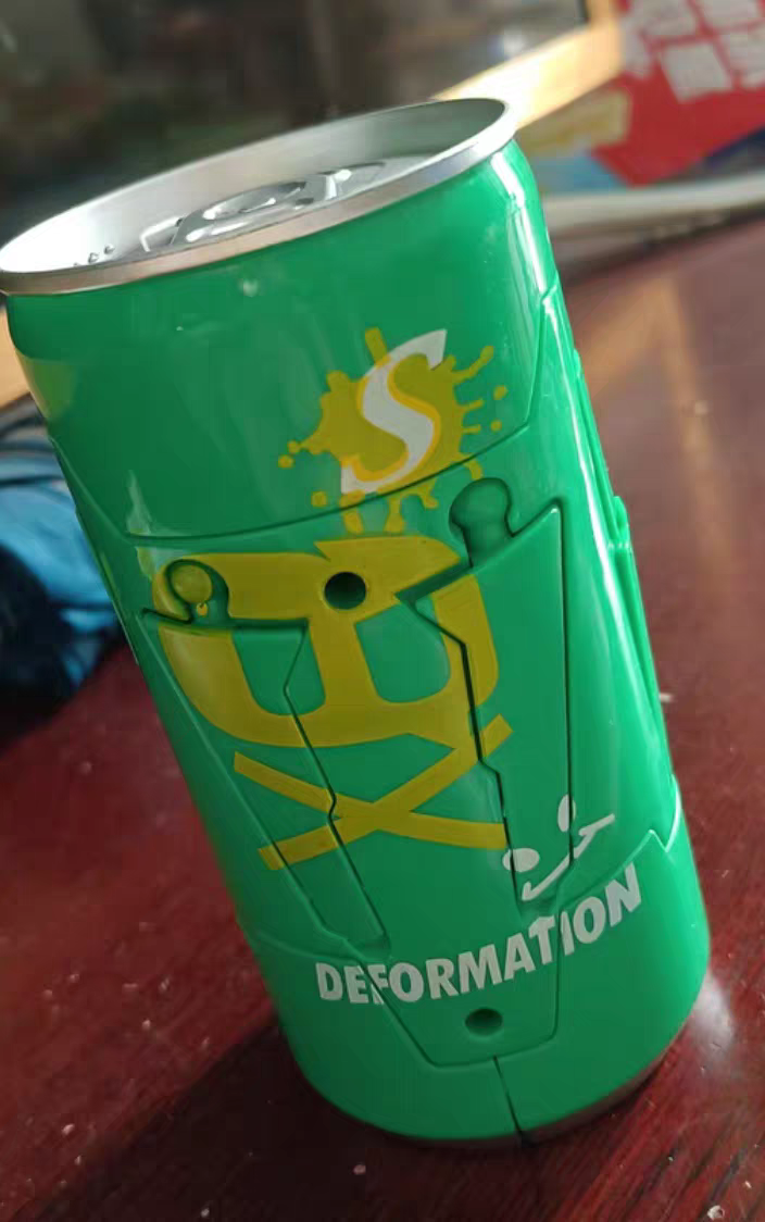 Soda Can Transforming Robot 🥤 Creative Mecha Toy for Kids Boys
