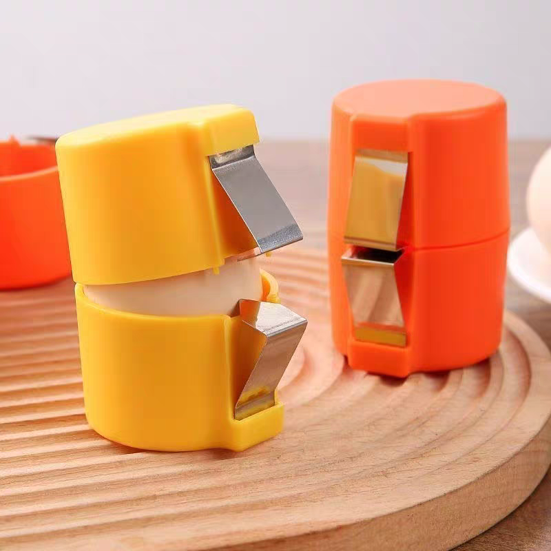 Egg Shell Opener 🍳 Portable Kitchen Baking Tool No-Mess Egg Cracker
