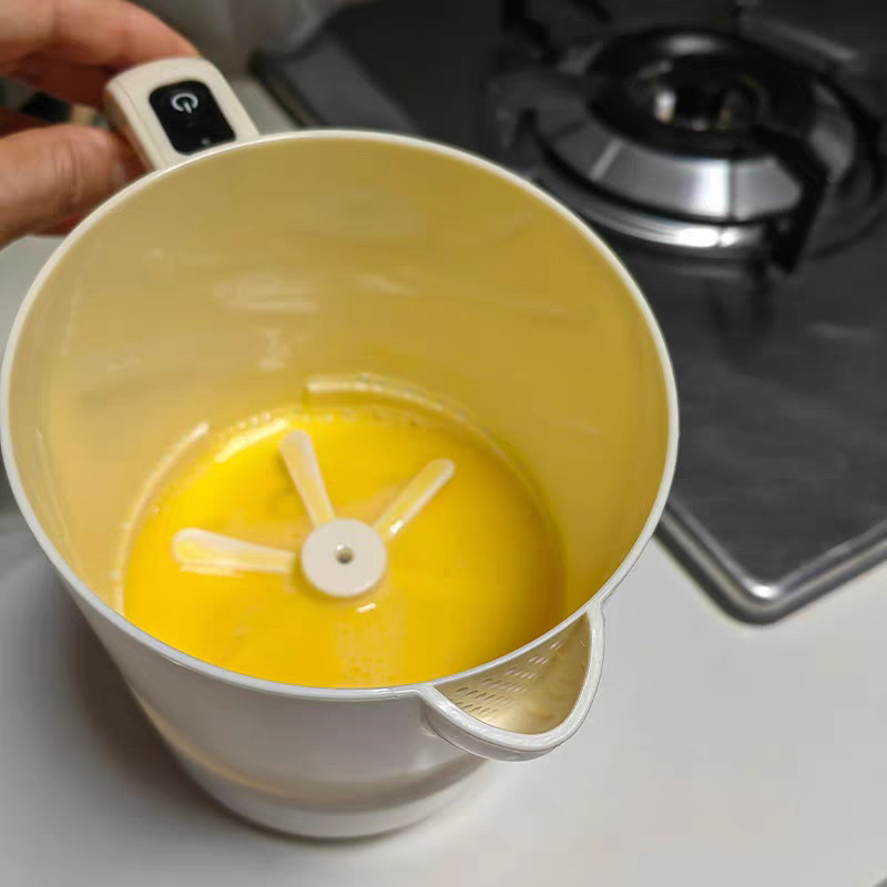 Electric Egg Beater 🥚 Mini Automatic Mixer Cup with Filter – Kitchen Gadget