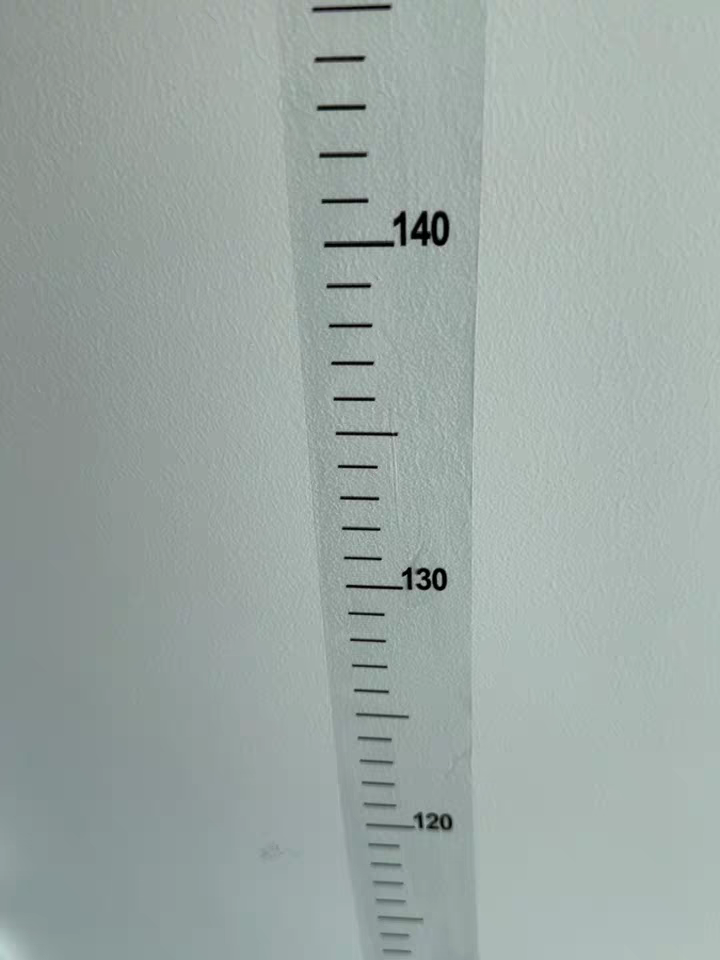 Kids Height Chart Wall Sticker 📏 Removable Transparent Growth Ruler for...