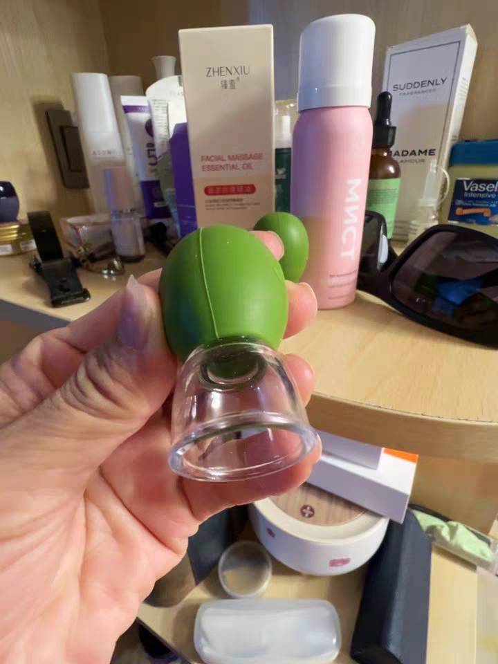 Silicone Cupping Set 🧴 Home Facial & Body Therapy Massage Cups