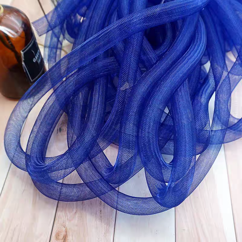 Colorful Elastic Twist Mesh Tube 🌈 DIY Craft Accessory 2m Sewing Supply