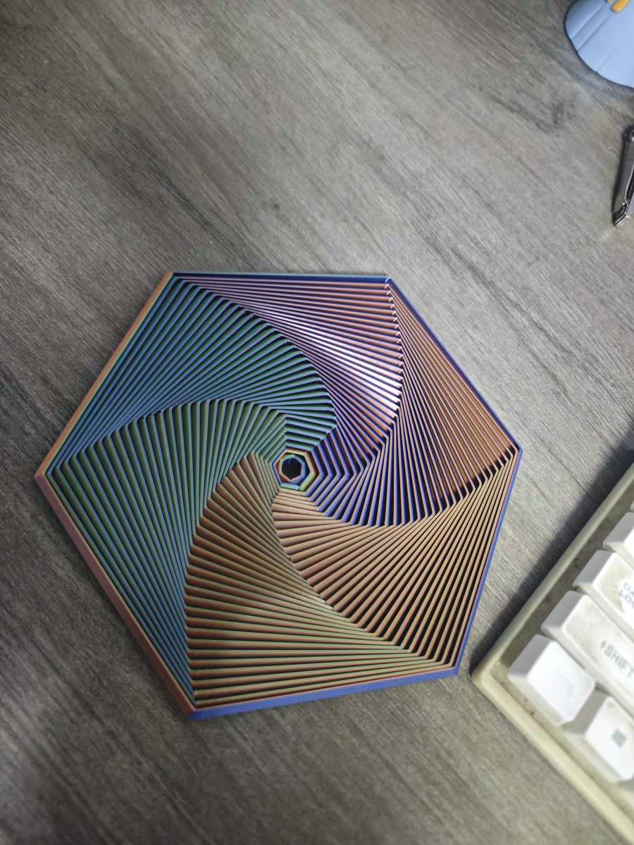 3D Illusion Hexagon Toy 🔮 Rotating Stress Relief Fidget Puzzle Magic