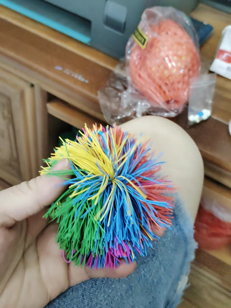 Colorful Kick Shuttlecock Toy 🪶 Fun Exercise Game for Kids & Adults