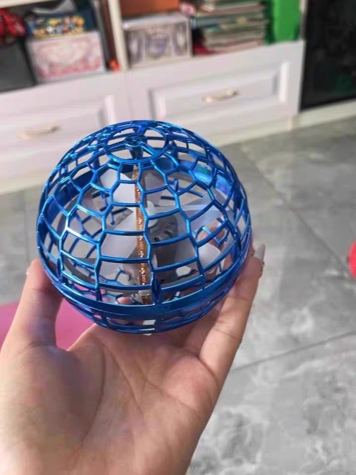 UFO Flying Spinner Toy 🚀 Smart LED Hover Ball Drone for Kids