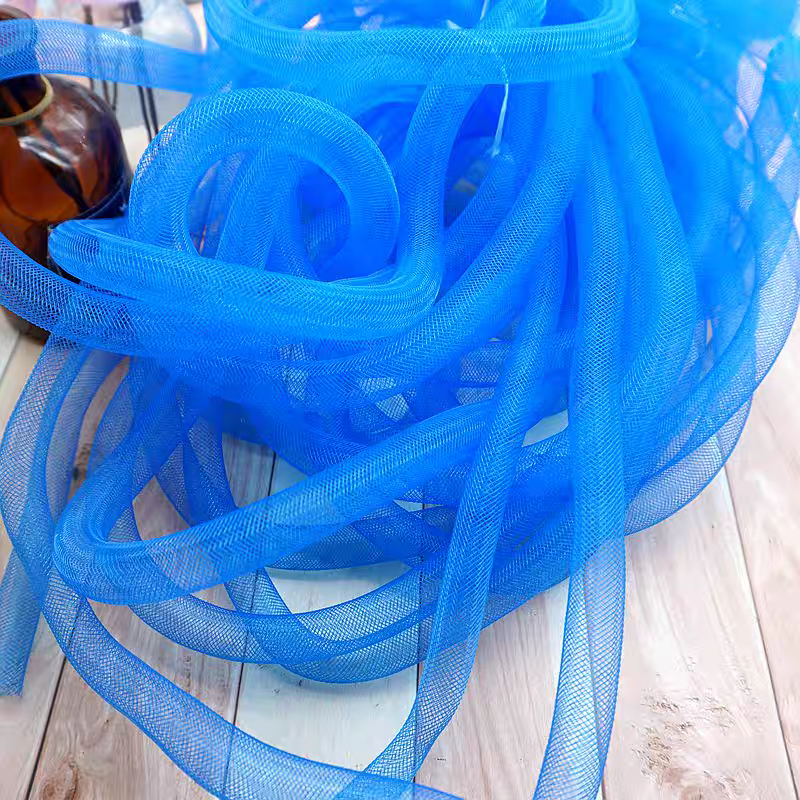 Colorful Elastic Twist Mesh Tube 🌈 DIY Craft Accessory 2m Sewing Supply
