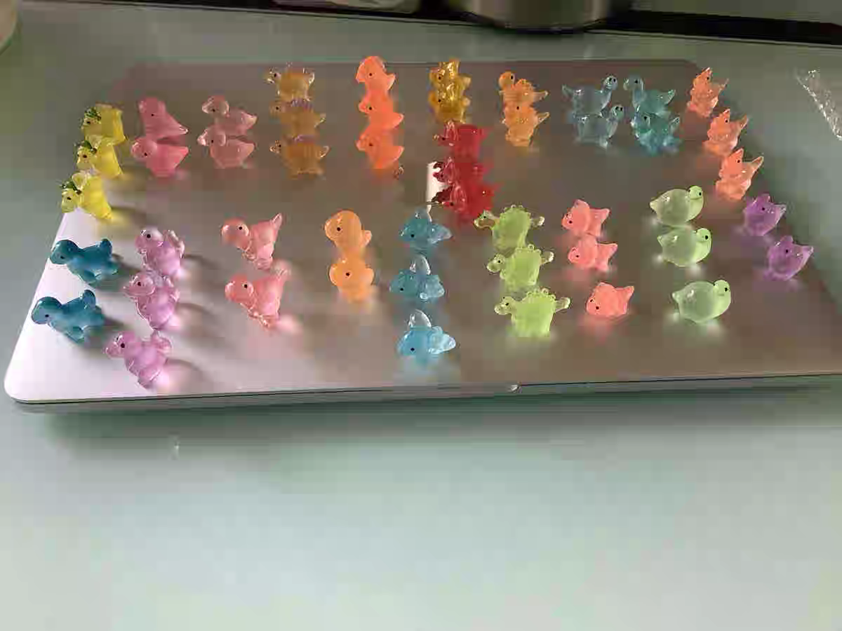 Mini Glow-in-the-Dark Dinosaur 🦖 Jurassic Animal Figure Mystery Toy Gift
