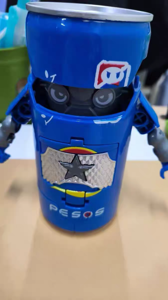 Soda Can Transforming Robot 🥤 Creative Mecha Toy for Kids Boys