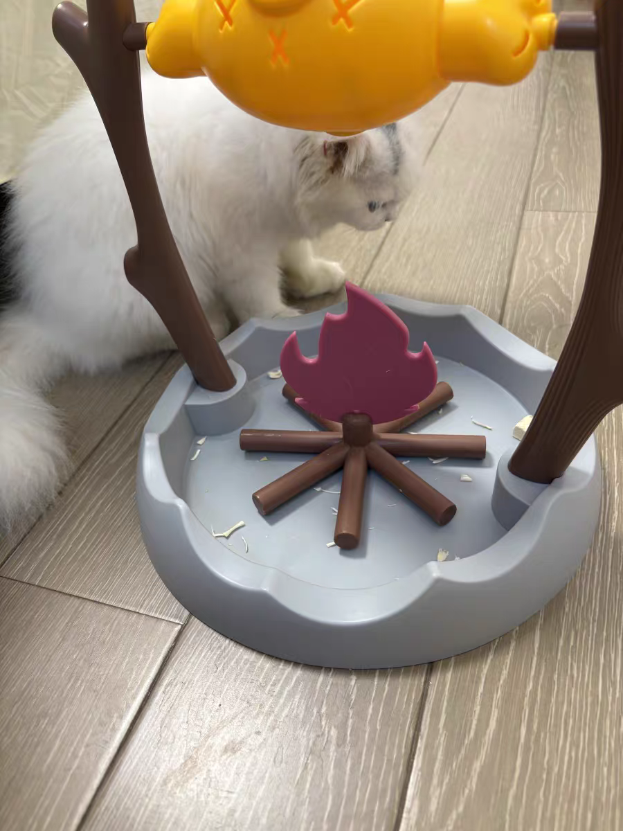 Cat Interactive Treat Toy 🐾 Rolling Feeder Puzzle Pet Self-Play Fun