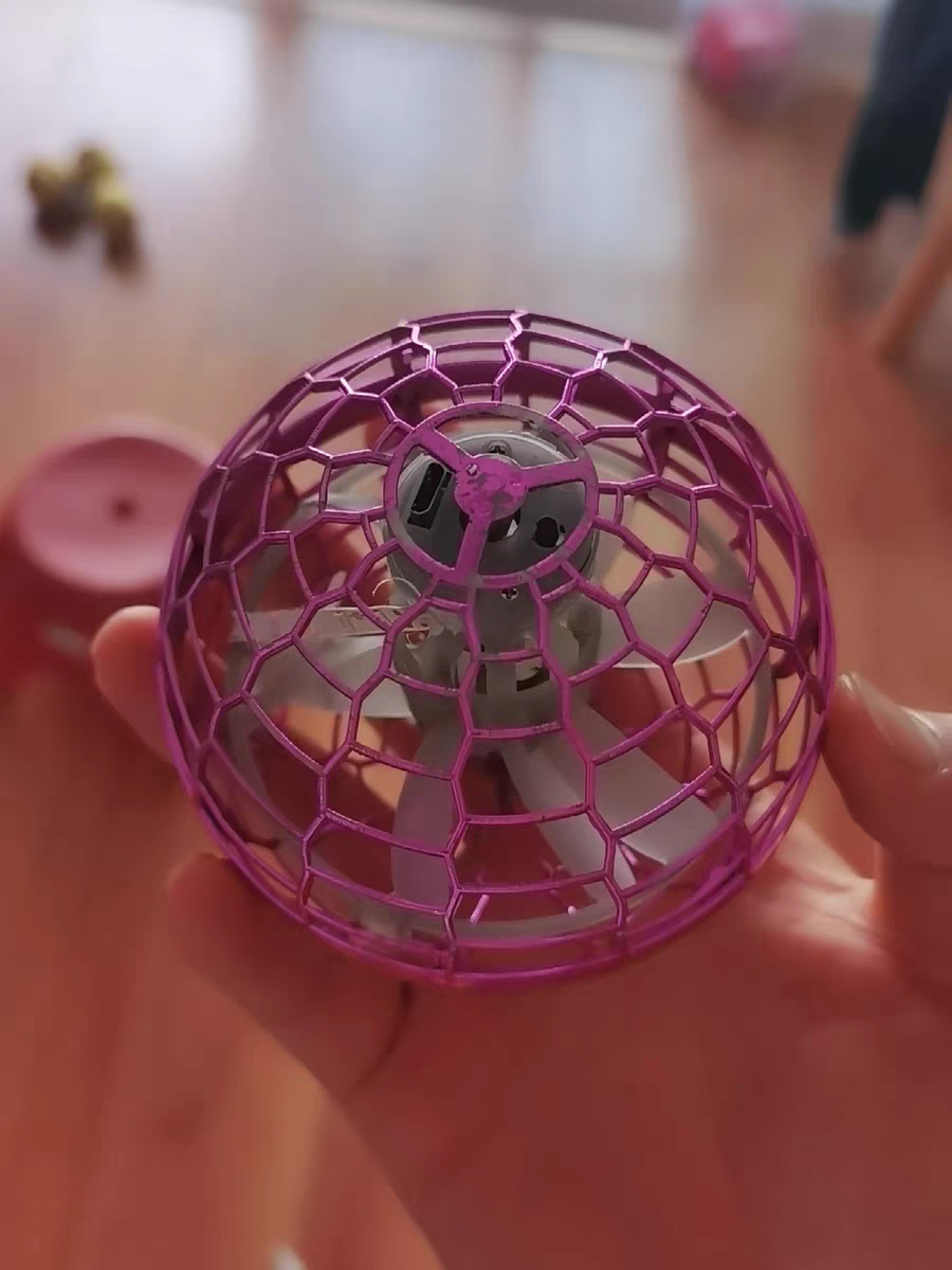 UFO Flying Spinner Toy 🚀 Smart LED Hover Ball Drone for Kids