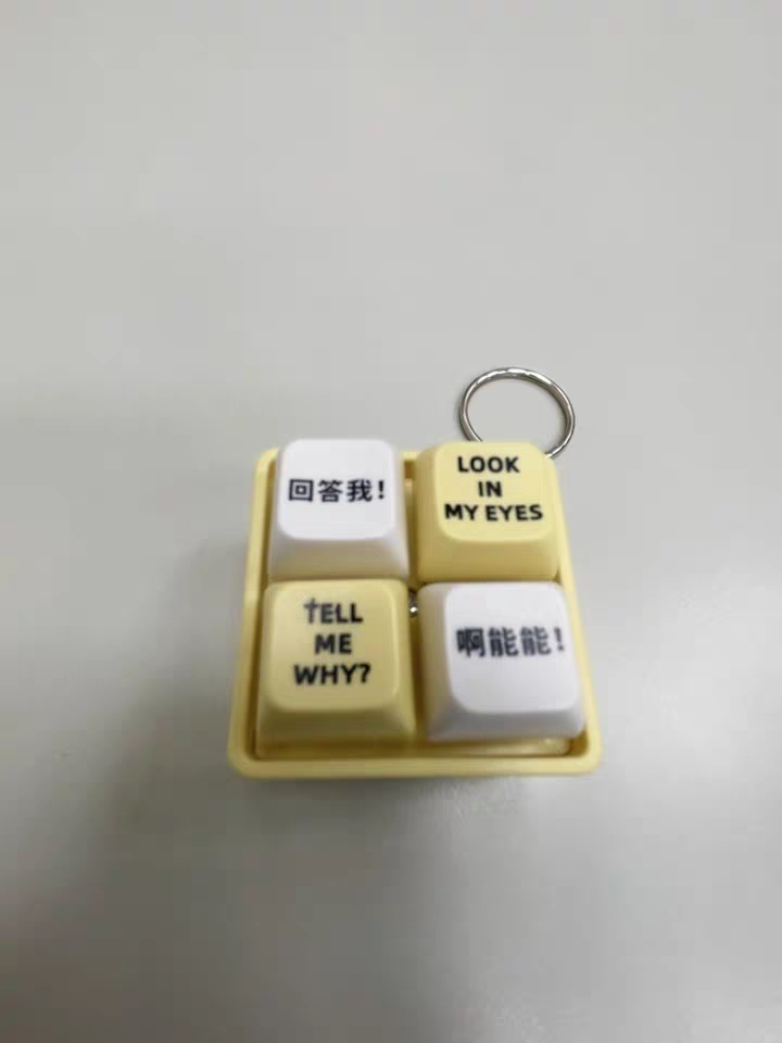 Talking Voice Keychain 🔑 Funny “Look in My Eyes” Sound Effect Keyring