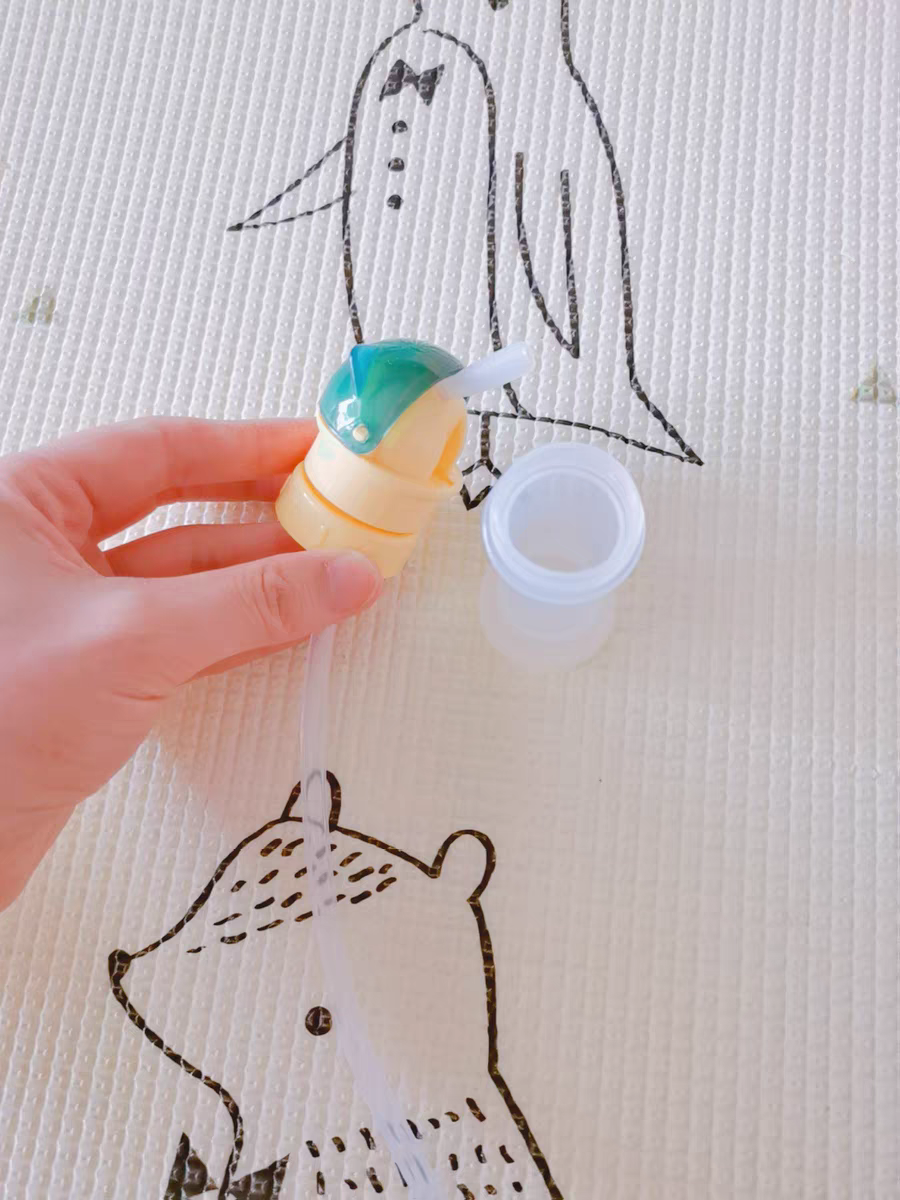 Silicone Bottle Straw Adapter 🍼 Portable Drink Cap for Kids & Baby