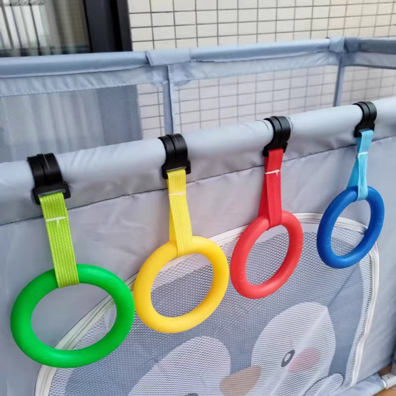 Baby Playpen Pull Rings 👶 Adjustable Standing Assist Handles Infant Training