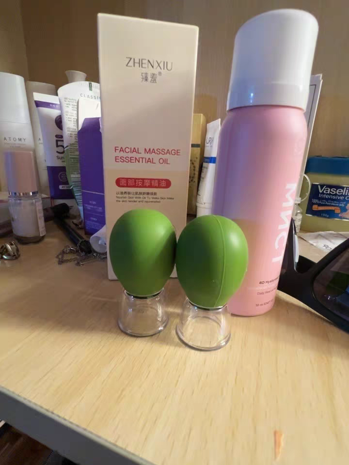 Silicone Cupping Set 🧴 Home Facial & Body Therapy Massage Cups