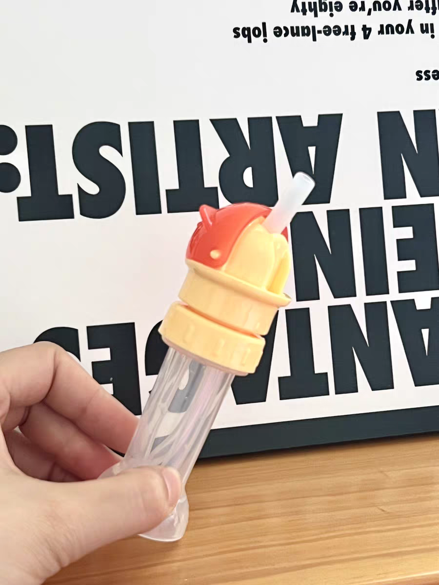 Silicone Bottle Straw Adapter 🍼 Portable Drink Cap for Kids & Baby