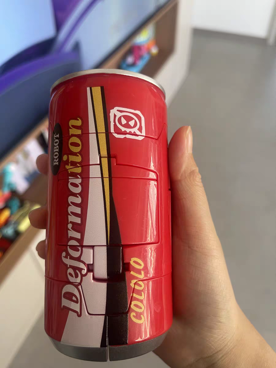 Soda Can Transforming Robot 🥤 Creative Mecha Toy for Kids Boys