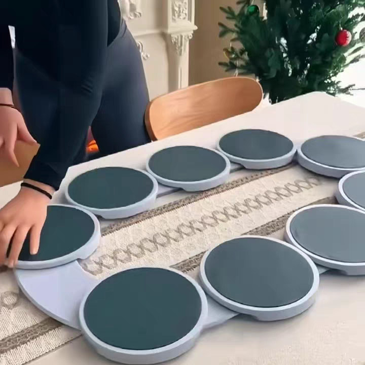 8 Rotating Lazy Susan Turntable 🍽️ 2025 Hot Dining Table Swivel Tray – Non-Slip & Heat Resistant