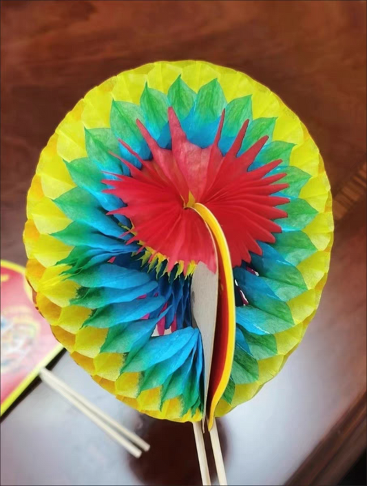 Classic Paper Folding Toy 🌸 Retro 80s Chinese Folk Art Handcraft Flip Flower