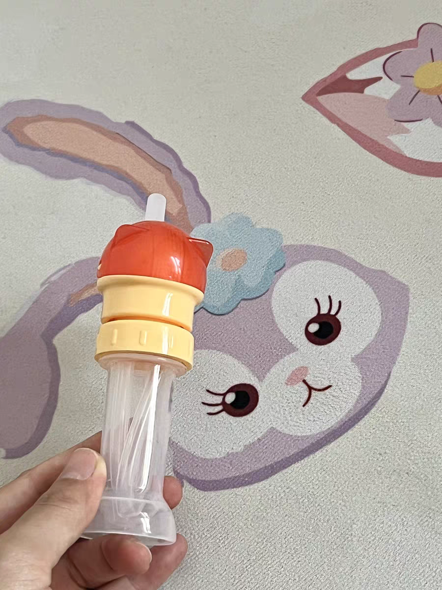 Silicone Bottle Straw Adapter 🍼 Portable Drink Cap for Kids & Baby