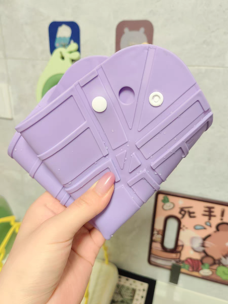 Portable Folding Silicone Bowl 🍲 Travel Outdoor Fruit Plate Cutting Board Basket