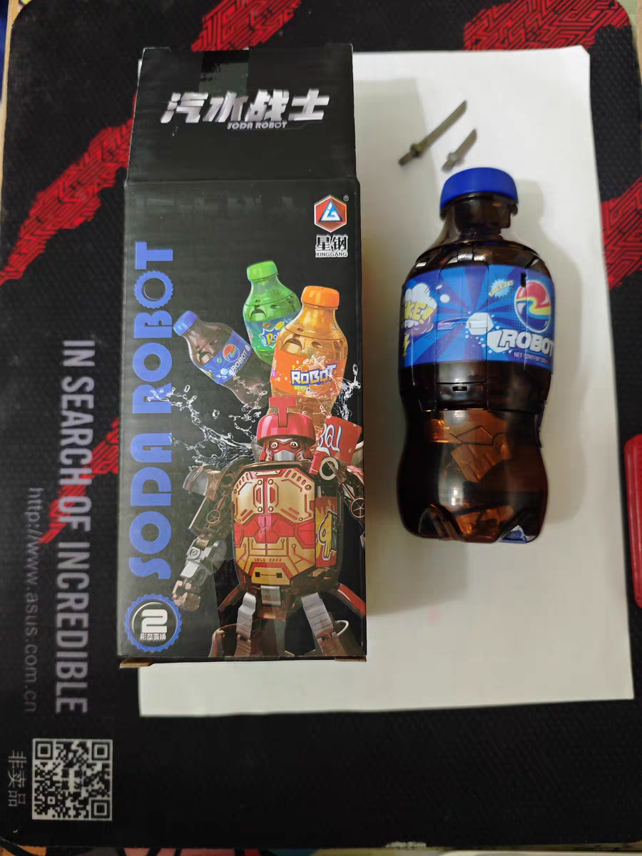 Transforming Soda Can Robot 🥤 Cool Mecha Warrior Toy for Kids Boys