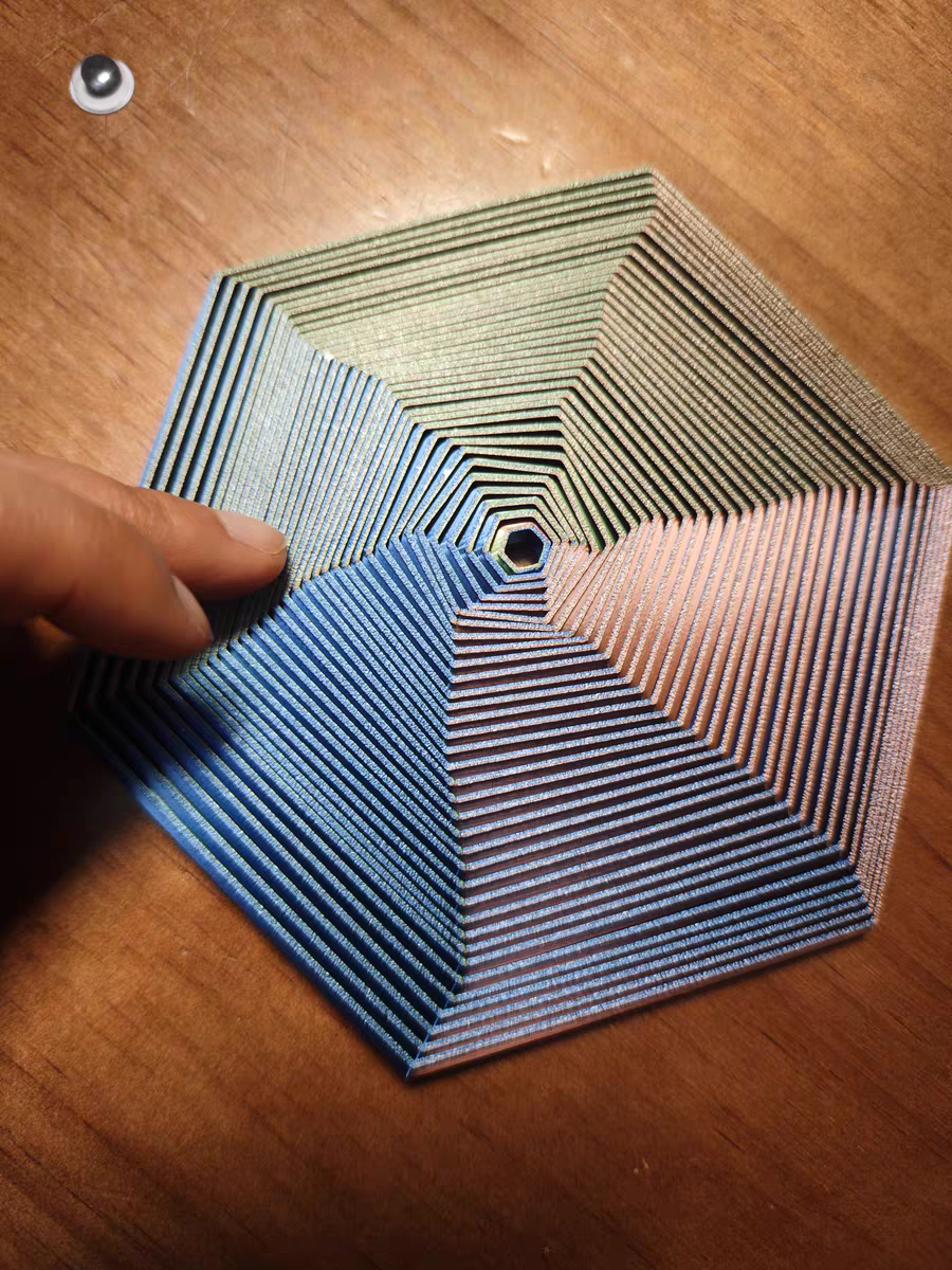 3D Illusion Hexagon Toy 🔮 Rotating Stress Relief Fidget Puzzle Magic