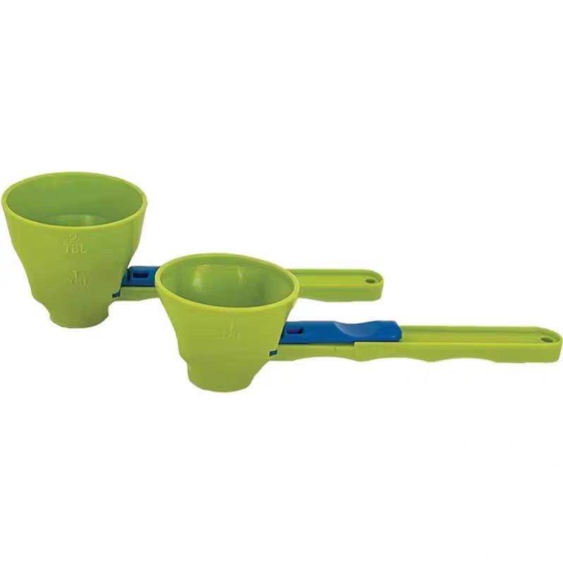 Multi-Function Measuring Spoon Funnel ☕ Leak-Proof Scoop for Coffee & Protein Powder