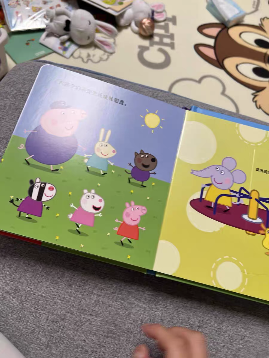 Peppa Pig Board Book Set 📚 6pcs Baby Flip Books Toddler Early Learning Stories