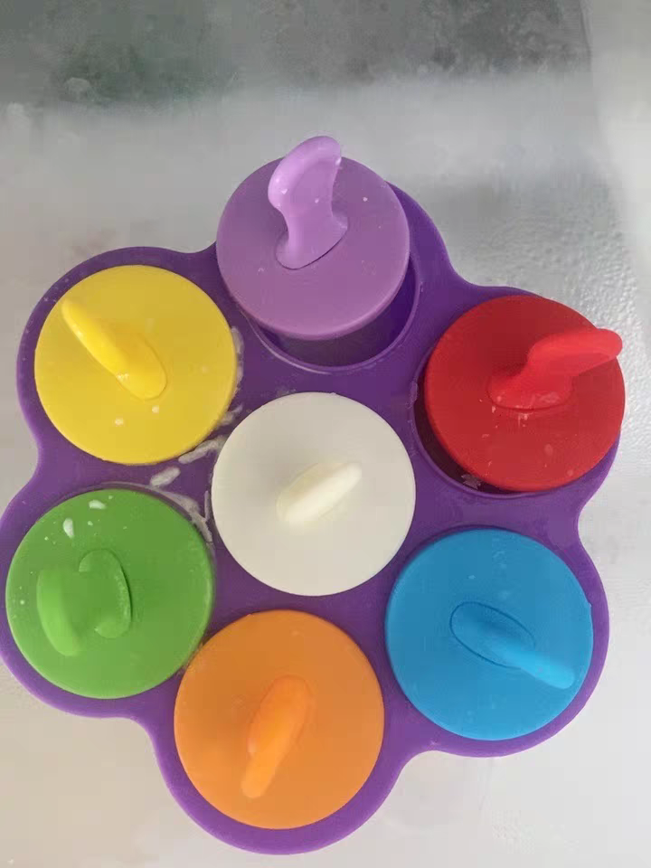 Silicone Ice Cream Mold DIY Popsicle Maker Mini Ice Pop Tray for Kids