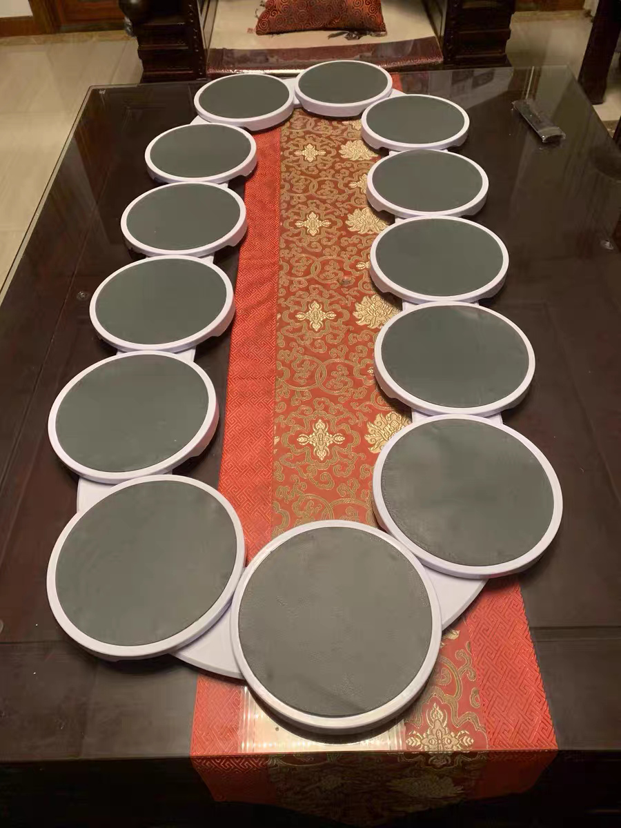 Rotating Lazy Susan Turntable 🍽️ 2025 Hot Dining Table Swivel Tray – Non-Slip