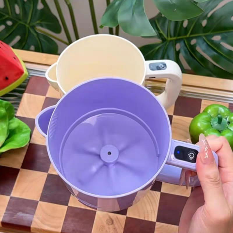 Electric Egg Beater 🥚 Mini Automatic Mixer Cup with Filter – Kitchen Gadget
