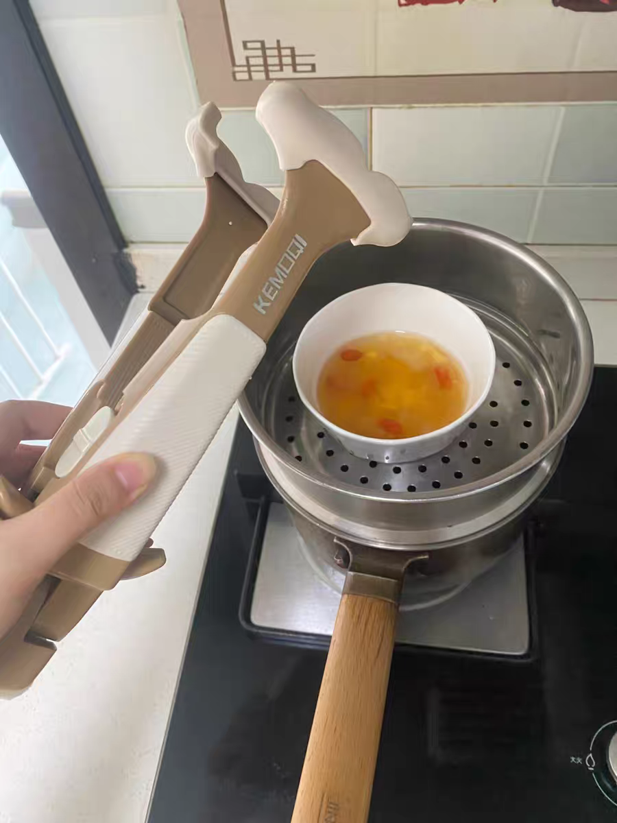 Whale 2-in-1 Anti-Scald Bowl Clip 🐳 Heat-Resistant Plate & Pot Gripper
