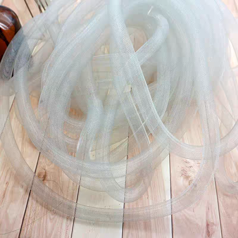 Colorful Elastic Twist Mesh Tube 🌈 DIY Craft Accessory 2m Sewing Supply