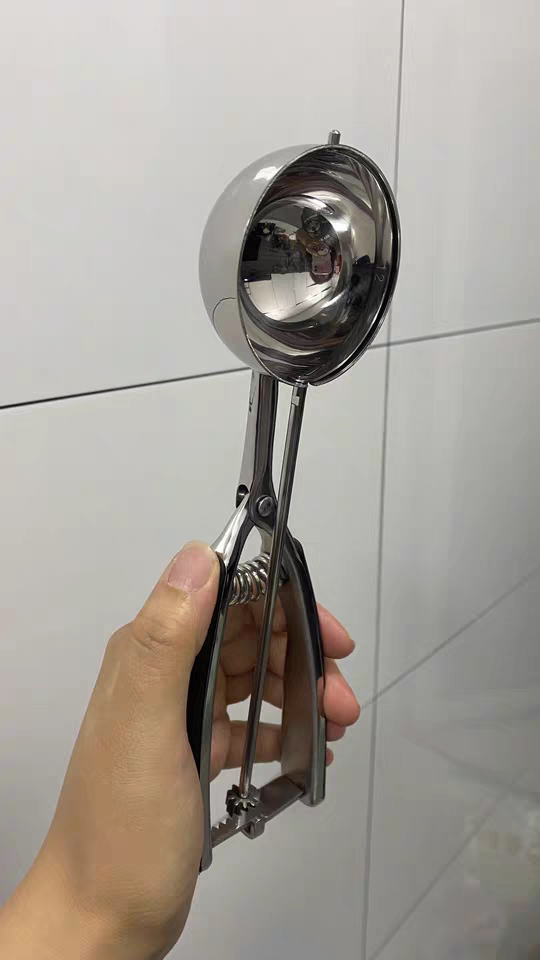 304 Stainless Steel Ice Cream Scoop 🍨 Fruit Melon Baller Kitchen Tool