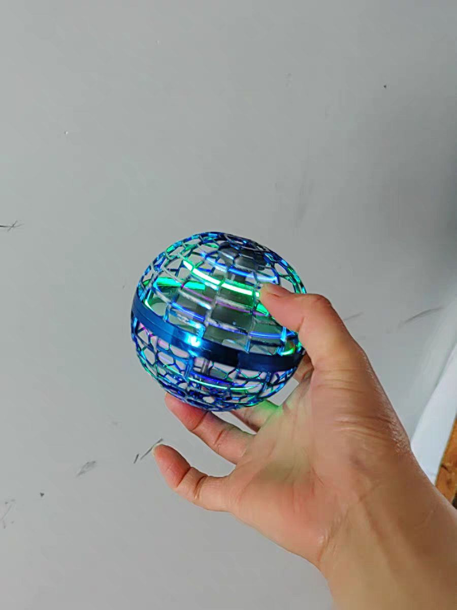 UFO Flying Spinner Toy 🚀 Smart LED Hover Ball Drone for Kids