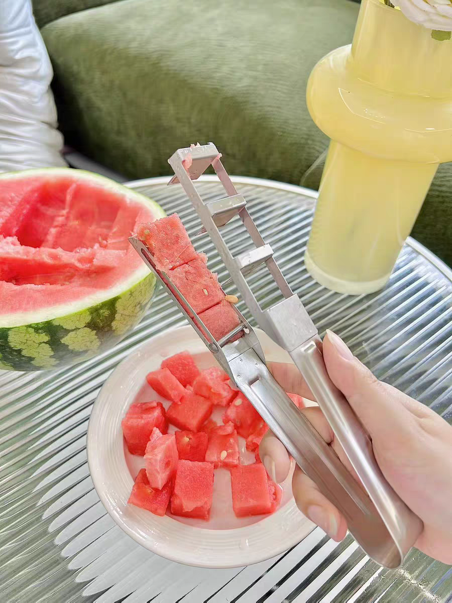 304 Stainless Steel Watermelon Cutter 🍉 Multi-Function Fruit Divider Tool