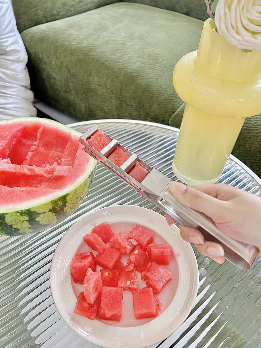 304 Stainless Steel Watermelon Cutter 🍉 Multi-Function Fruit Divider Tool