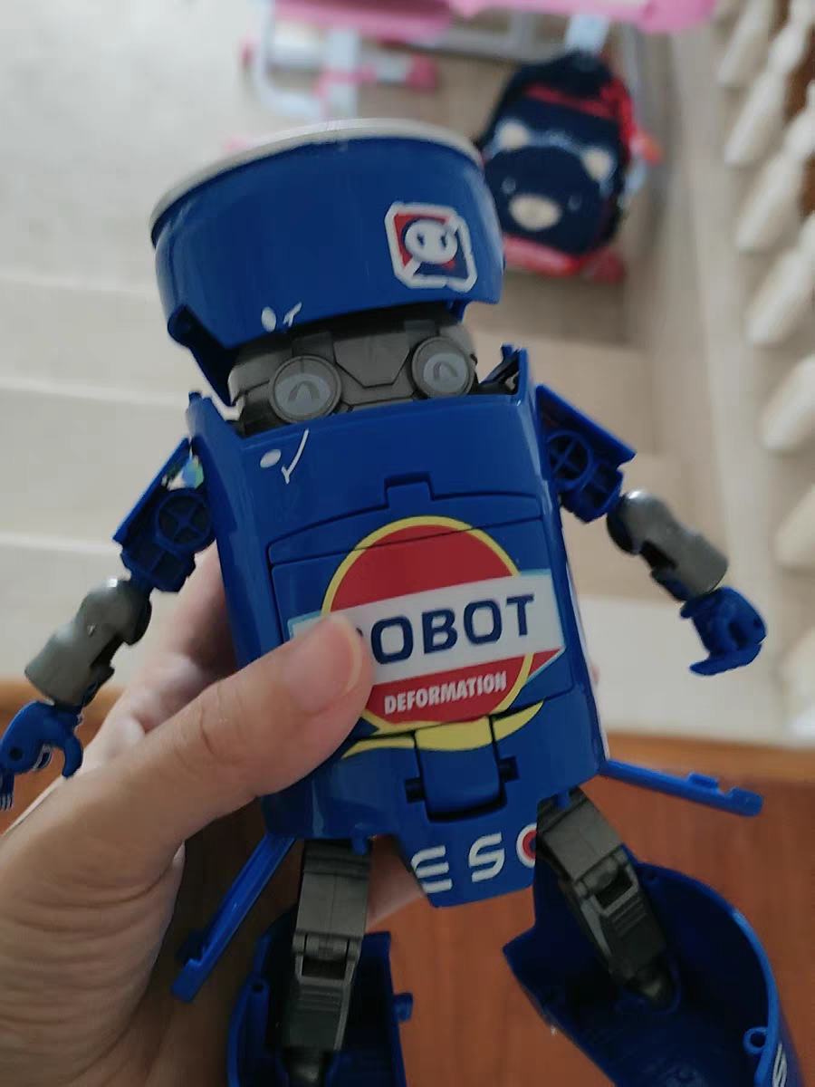 Soda Can Transforming Robot 🥤 Creative Mecha Toy for Kids Boys