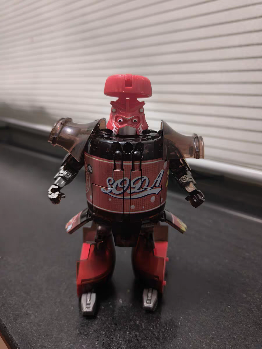 Transforming Soda Can Robot 🥤 Cool Mecha Warrior Toy for Kids Boys