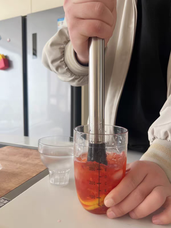 Stainless Steel Shaker Cup 🍹 DIY Lemon Tea & Milk Tea Mixer Cocktail Tool
